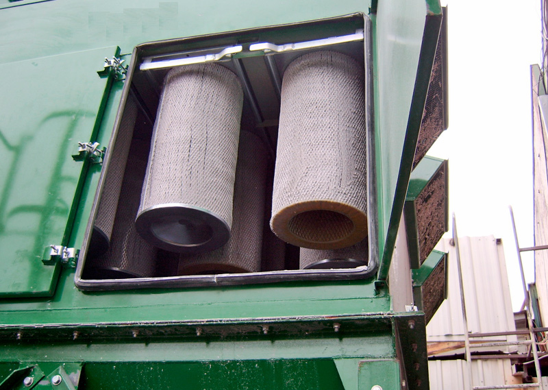 Cartuchos verticales para colectores de polvo